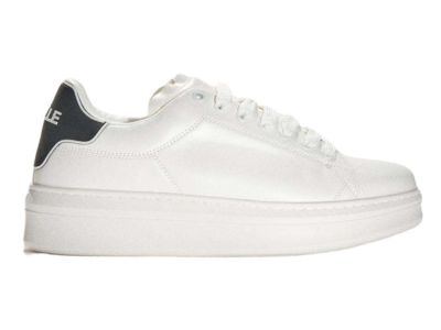 gaelle gbcup700 sneakers bianco con patch nero