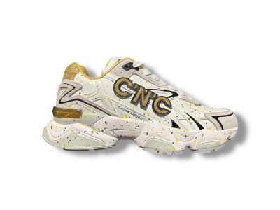 cnc costume national sneakers donna white gold 29502cp c
