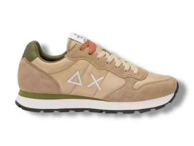sun68 sneakers uomo z36101tom solid in nylon e suede beige z3610116