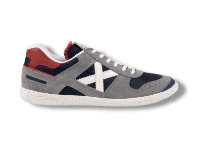 munich sneakers uomo 8001634 goal 1634 blu navy grigio e rosso
