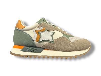 atlantic stars sneakers uomo draco white beige drac1010-0101