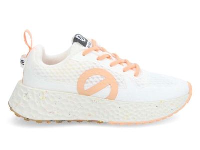 no name sneaker donna carter fly w white peach