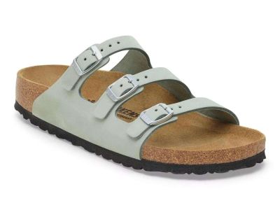 birkenstock sandalo donna florida fresh pure sage con 3 fibbie 1030319