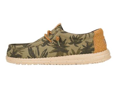 hey dude uomo wally palm jute burnt olive ginger brown 43087-3zx