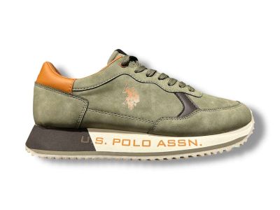 us polo sneaker uomo cleef 006 military cuoio