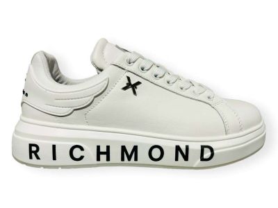 john richmond sneaker logo suola 22204 cp a bianco