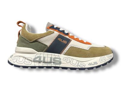 paciotti 4us sneakers uomo running suola logo green 4us-13