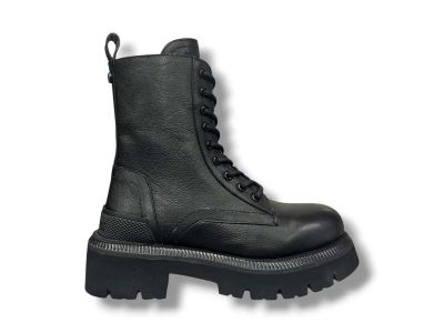 bikkembergs anfibio con suola platform donna 29315 cp a vintage tronchetto nero