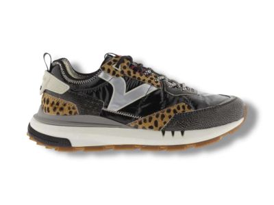victoria sneakers donna wing evo animal print negro 8811103-10
