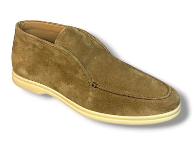 jp camps polacchina slip on uomo in pelle scamosciata whisky 40177