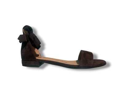 positano in love sandalo donna mila in camoscio testa moro