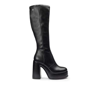 cult stivale donna bjork 4106 black con gamba elasticizzata clw410601