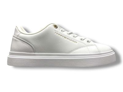 tommy hilfiger sneaker donna fw0fw09105ybs th feminine cupsole leather