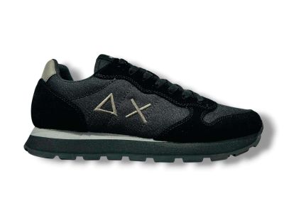 sun68 sneaker uomo z46101 tom solid 1147 nero grigio scuro z461011147