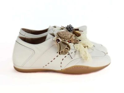 meline sneakers donna 8 ml pelle ghiaccio e charms in pelle