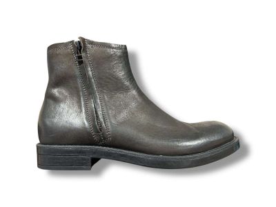 pawelk's stivaletto uomo con zip 24209 pelle band caffè