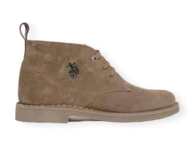 us polo must005 polacchina in suede taupe