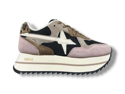 w6yz just say wizz sneakers donna deva-w 0012017405401b67 shadow grey black taupe