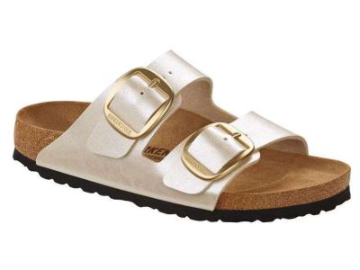 birkenstock sandalo arizona big buckle 1020021 graceful pearl white