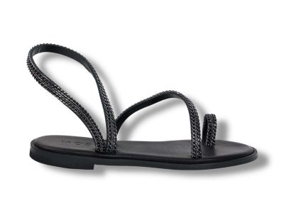 mosaic donna sandalo infradito catena black