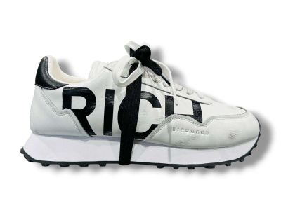 john richmond sneakers uomo 31011a white used black