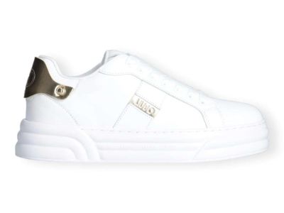 liu jo sneaker platform in pelle cleo 29 bianco ba4017px179s1052