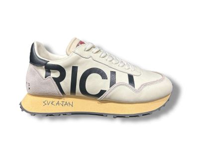 john richmond x sneakers uomo retro running 29139 cp a leather off white