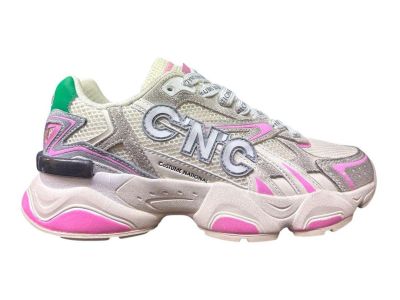 cnc costume national sneaker donna 27901 c suede offwhite pink