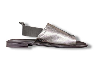 step sandalo pelle  laminato bronzo con elastico d 500 1737