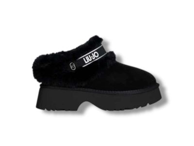 liu jo sabot warm donna suede juny 01 black sf5131p030622222