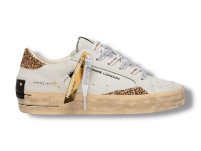 crime london sneakers donna 29102pp8.10 sk8 deluxe tequila night