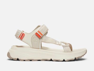 timberland sandalo donna con cinturino posteriore motion dune bianco