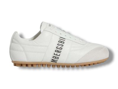 bikkembergs sneakers soccer donna 30606 a pelle bianco
