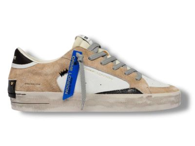 crime london sneakers uomo 19109pp8.15 sk8 deluxe cool brown