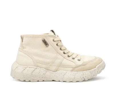 oxs sneakers uomo peyote 0054 mid m washed canvas e suede sand oxm005400