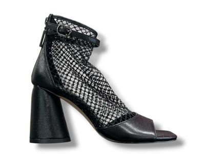 janetandjanet sandalo donna effetto rete j-671 black