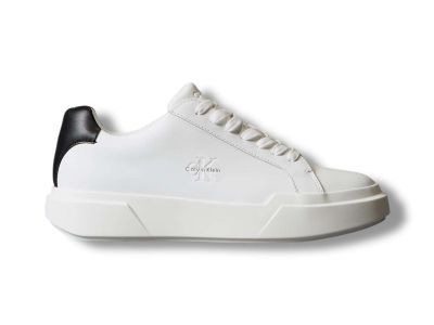 calvin klein sneaker uomo chunky cupsole laceup lth ym0ym01344 01w bright white black