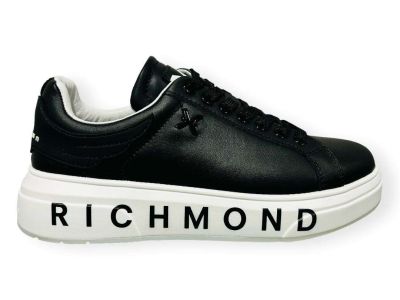 john richmond sneaker logo suola 22204 cp b nero
