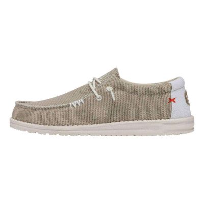 hey dude uomo wally braided off white 40003-1lb