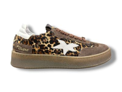 meline sneakers donna 526 sbt variante w-70 coffee cavallino leo
