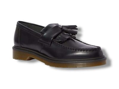 dr martens mocassino uomo con nappe adrian loafers polished smooth black 14573001