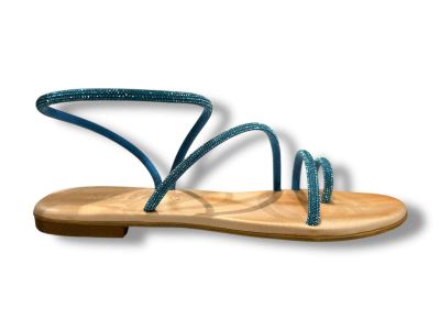 mosaic sandalo infradito donna elisa turquoise