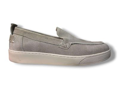 pawelks scarpa mocassino uomo pelle scamosciata beige tortora y002