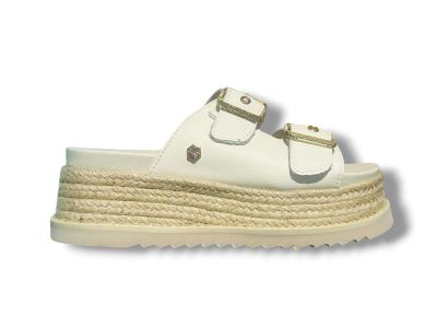 cult sandalo donna doja 4515 leather white clw451501