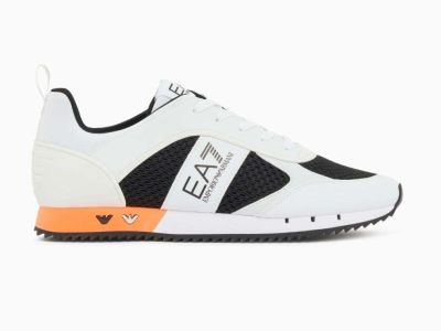 ea7 emporio armani sneakers uomo black and white laces 7x000334af18610mz587