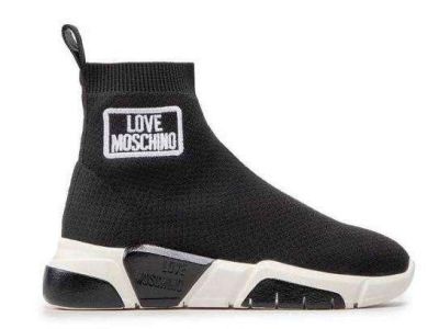 love moschino ja15423g1fiz6000 sneakers calza nero