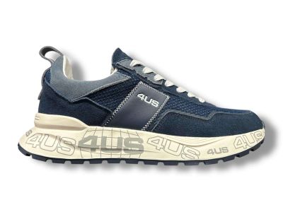 paciotti 4us sneakers uomo running suola logo blue 4us-13