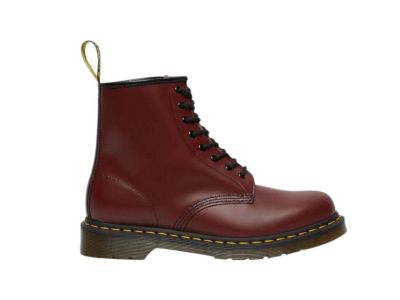 drmartens anfibio boots 1460 in pelle smooth cherry red 11822600