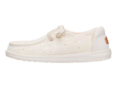 hey dude donna wendy sequin lace ivory 45478-105