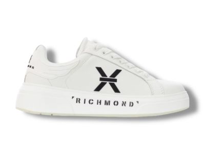 john richmond x sneakers uomo suola con logo 29103 cp a leather white